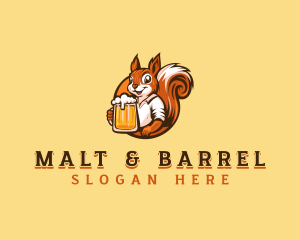 Drinking Squirrel Beer logo