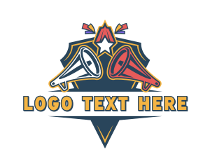 Megaphone Cheering Squad logo