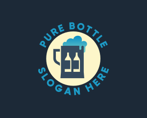 Beer Mug Bottle Brewery logo