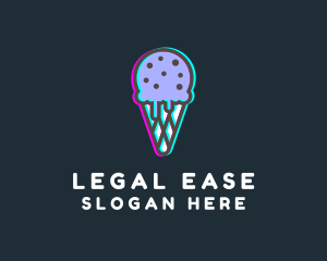 Ice Cream Glitch logo