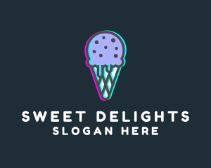 Ice Cream Glitch logo