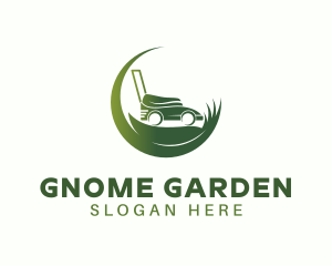 Gardening Lawn Mower logo design