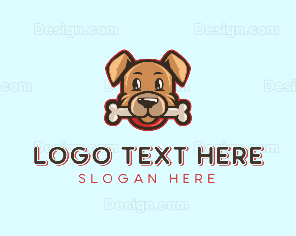 Dog Bone Pet Logo