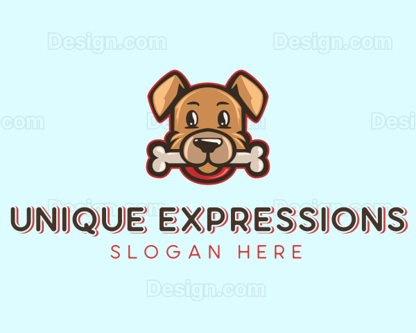 Dog Bone Pet Logo