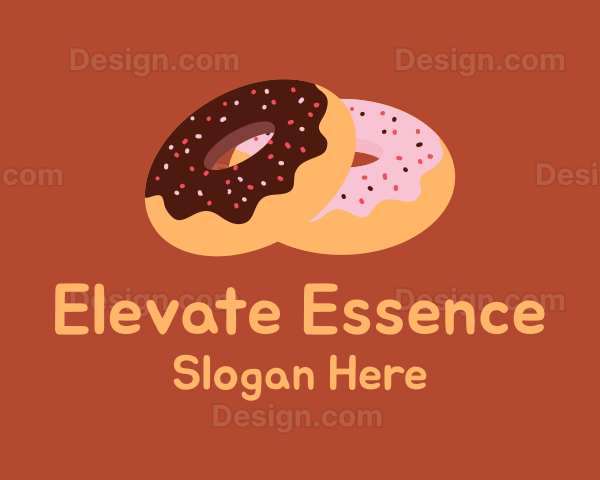 Sprinkled Donuts Pastry Logo