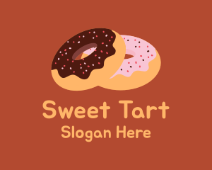 Sprinkled Donuts Pastry  logo design