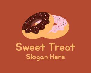 Sprinkled Donuts Pastry  logo design