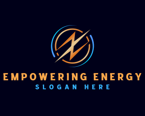 Lightning Bolt Energy logo design