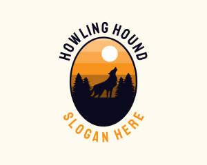 Howling Wolf Moon logo