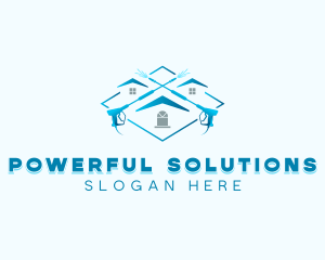 Power Washing Cleaner logo design