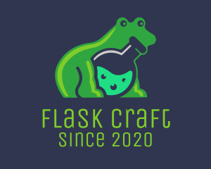 Lab Flask Frog logo