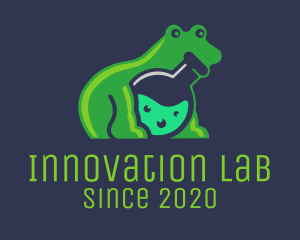 Lab Flask Frog logo