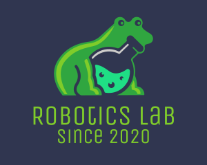 Lab Flask Frog logo