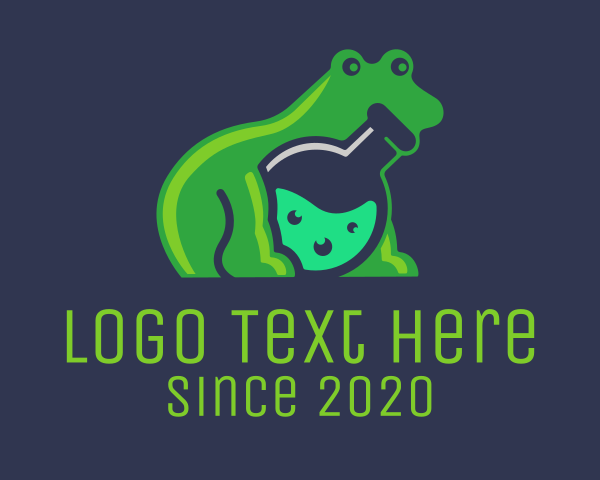 Lab Flask Frog logo