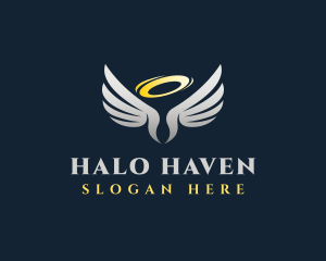 Cherub Halo Wings logo
