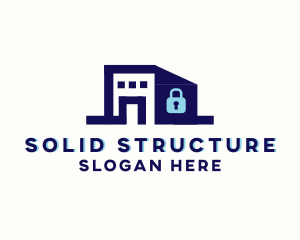 Storage Lock Warehouse logo design