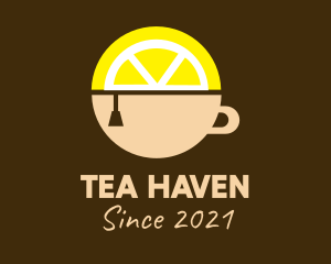 Lemon Tea Drink  logo design