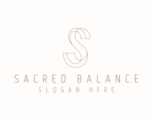 Modern Elegant Letter S logo design