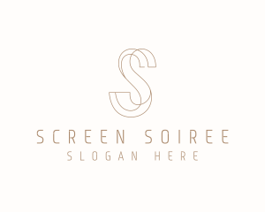 Modern Elegant Letter S logo design