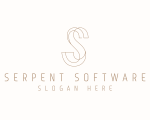 Modern Elegant Letter S logo design