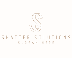 Modern Elegant Letter S logo design