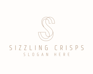 Modern Elegant Letter S logo design