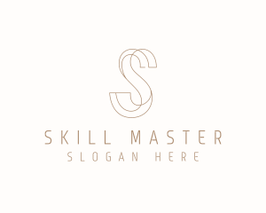 Modern Elegant Letter S logo design