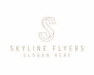 Modern Elegant Letter S logo design