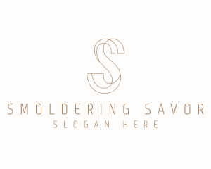 Modern Elegant Letter S logo design