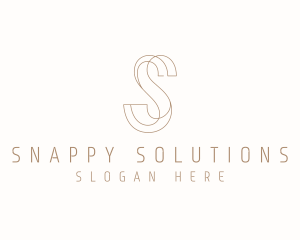 Modern Elegant Letter S logo design