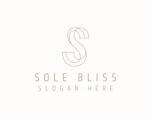 Modern Elegant Letter S logo design