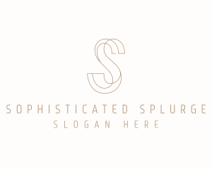 Modern Elegant Letter S logo design