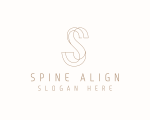 Modern Elegant Letter S logo design