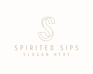 Modern Elegant Letter S logo design