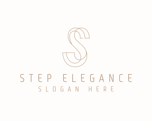 Modern Elegant Letter S logo design