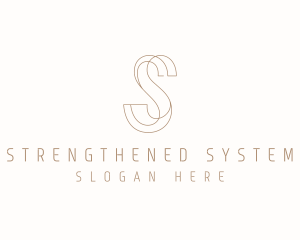 Modern Elegant Letter S logo design