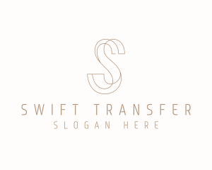 Modern Elegant Letter S logo design