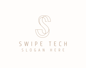 Modern Elegant Letter S logo design