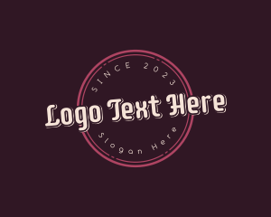 Retro Shop Brand Logo