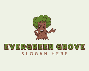 Botanical Tree Planting logo design