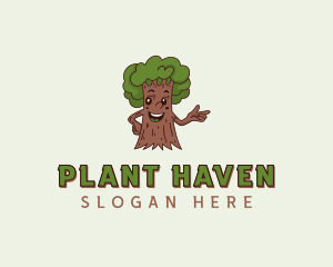 Botanical Tree Planting logo design