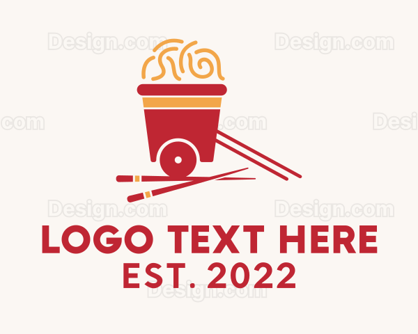 Oriental Noodles Cart Logo