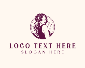 Hairdresser Woman Stylist logo