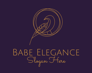 Elegant Gold Aviary  logo design