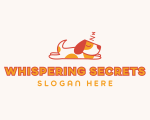 Sleeping Dog Pet Care Logo