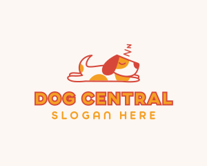 Sleeping Dog Pet Care logo design