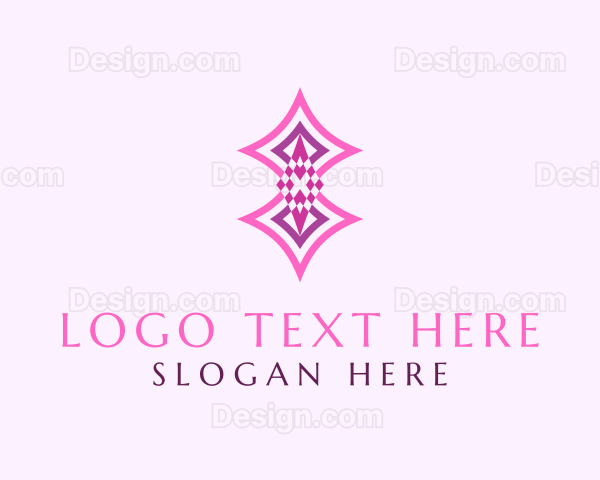 Retro Diamond Geometric Logo