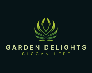 Leaf Plant Garden logo design