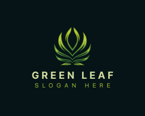 Leaf Plant Garden logo design