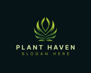 Leaf Plant Garden logo design